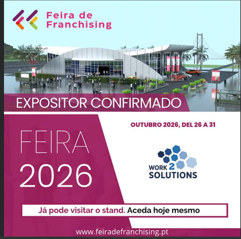 Work2Solutions - expositor confirmado na Feira de Franchising 2026