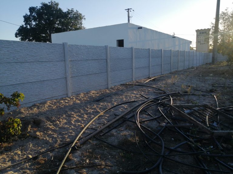 Vedação modular de uma moradia