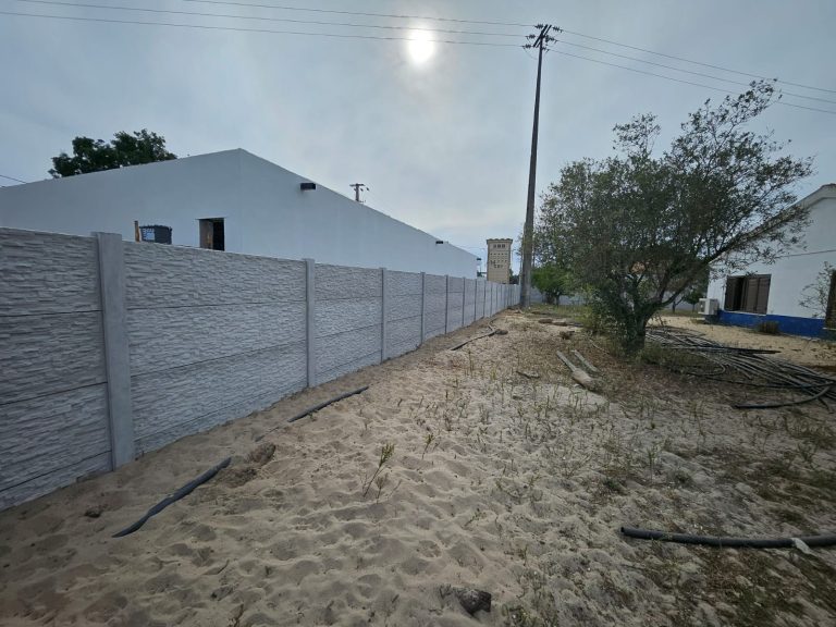 Vedação modular de uma moradia