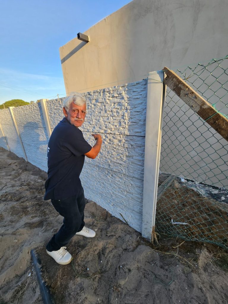 Vedação modular de uma moradia