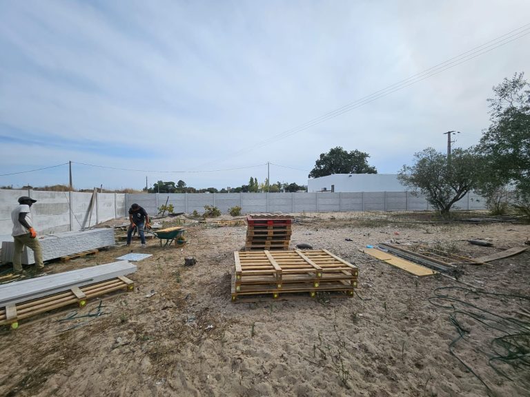 Vedação modular de uma moradia