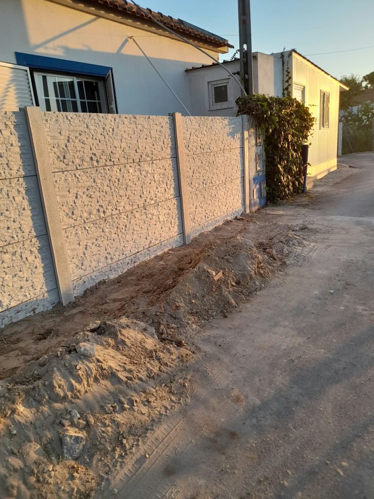 Depois da instalação da vedação